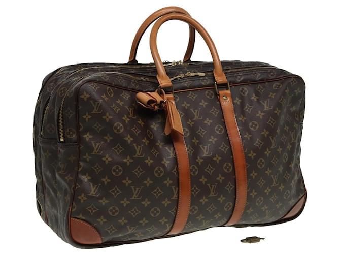 LOUIS VUITTON Monogram Sac Trowa Posh 55 Boston Bag M41375 LV Auth 80051 Cloth  ref.1520245