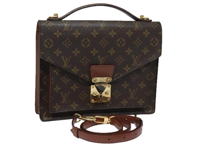 LOUIS VUITTON Monogram Monceau 28 Sac à main 2way M51185 LV Auth 81238 Toile Monogramme  ref.1520305