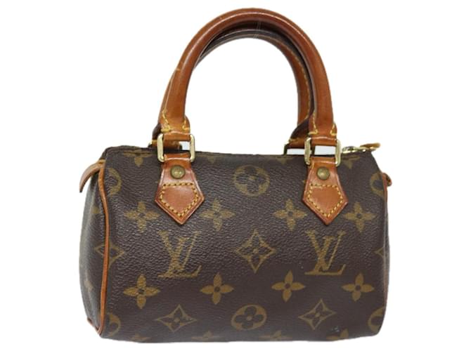 LOUIS VUITTON Borsa a Mano Mini Speedy Monogram M41534 LV Auth 81918 Monogramma Tela  ref.1520325