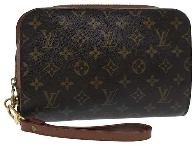 LOUIS VUITTON Monogram Orsay Clutch Bag M51790 LV Auth 81492 Cloth  ref.1520389