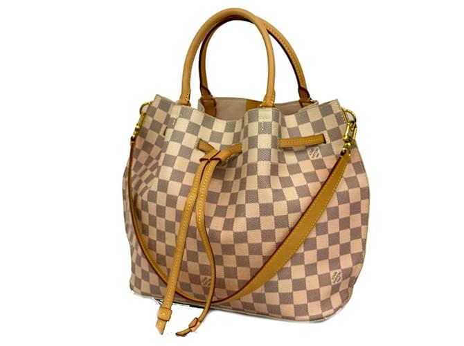 Louis Vuitton Girolata Toile Blanc  ref.1520691