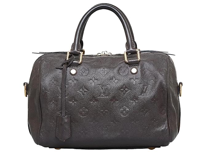 Brown Louis Vuitton Monogram Empreinte Speedy Bandouliere 25 Boston Bag Leather  ref.1520869