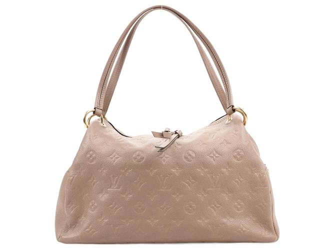 Sac à épaule Ponthieu Monogram Empreinte Louis Vuitton en taupe M43927 Cuir Beige  ref.1520927