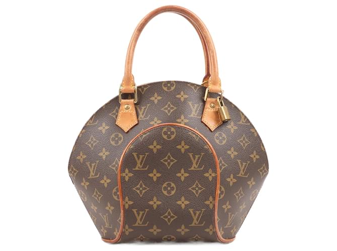 Louis Vuitton Monogram Canvas Ellipse PM Handbag M51127 Brown Leather  ref.1520938