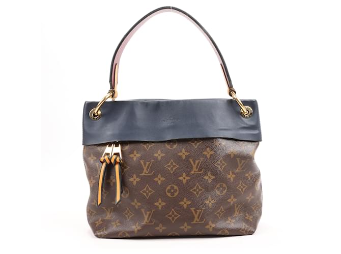 Sac à main Tuileries en toile Monogram Louis Vuitton M43441 Cuir Marron  ref.1520954