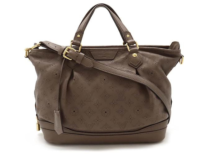 Louis Vuitton Mahina Cuir Marron  ref.1521050