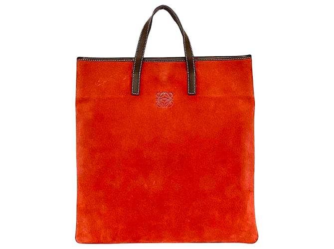 Anagram Loewe Suede Rouge  ref.1521060