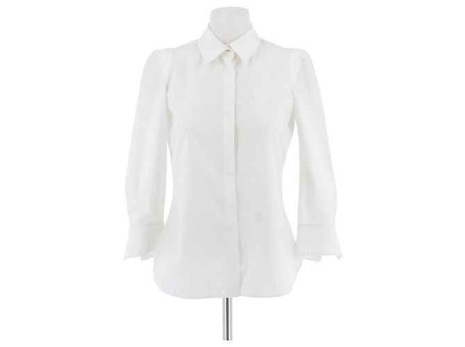 Balenciaga Tops T.FR 38 Baumwolle Weiß