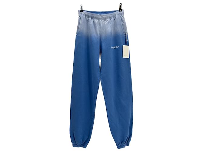 Autre Marque SPORTY & RICH  Trousers T.International S Cotton Blue  ref.1521534