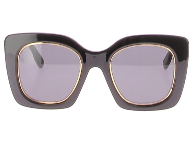 GUCCI Sonnenbrille T. Kunststoff Schwarz  ref.1521676