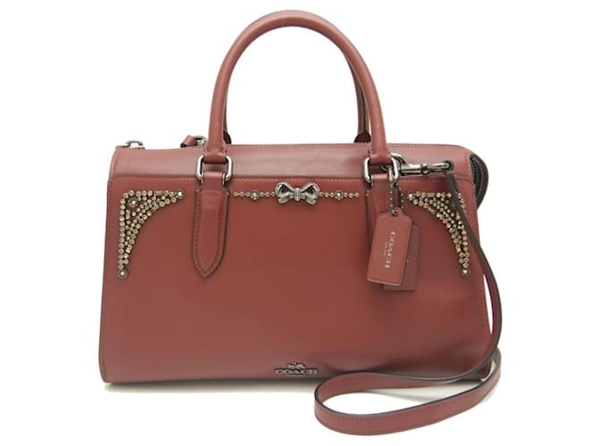 Coach Entrenador Burdeos Cuero  ref.1521744