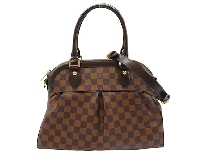 Louis Vuitton Trevi Marrom Lona  ref.1521769