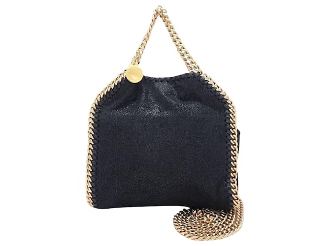 Stella Mc Cartney Stella McCartney Tiny falabella Black Polyester  ref.1521855