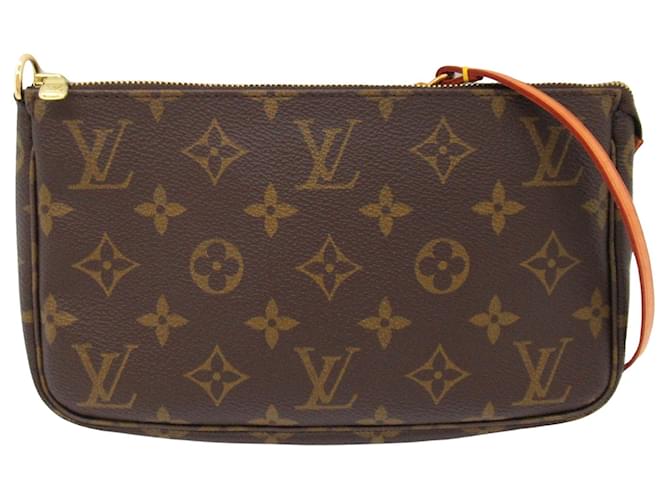 Louis Vuitton Pochette Accessoire Brown Cloth  ref.1521908