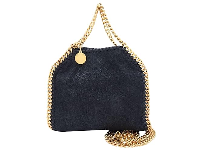 Stella Mc Cartney Stella McCartney Tiny falabella Preto Poliéster  ref.1521912