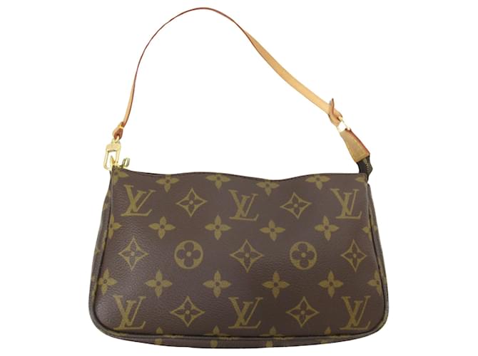 Louis Vuitton Pochette Accessoire Brown Cloth  ref.1521949