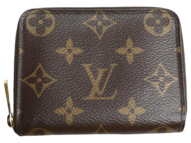 Porte-monnaie Zippy Louis Vuitton Toile Marron  ref.1521955