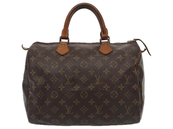 Louis Vuitton Speedy 30 Marrom Lona  ref.1521986