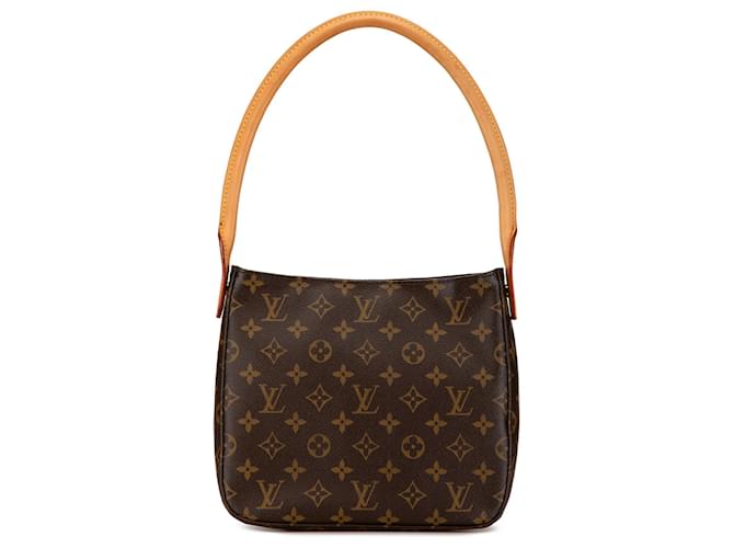 Louis Vuitton Brun Monogram Looping MM Toile Marron  ref.1522167