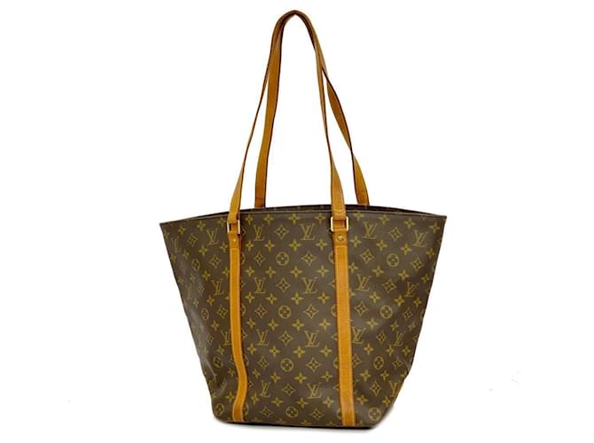 Monogram Tote Bag von Louis Vuitton Braun  ref.1522239