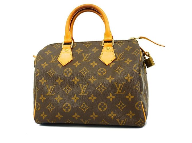 Borsa Louis Vuitton Monogram Speedy 25 Marrone