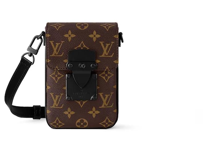 Louis Vuitton LV S-Lock Vertical Wearable Wallet Brown Cloth  ref.1522578
