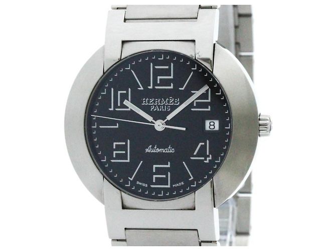 Hermès Relógio automático masculino em aço inoxidável Hermes Nomade