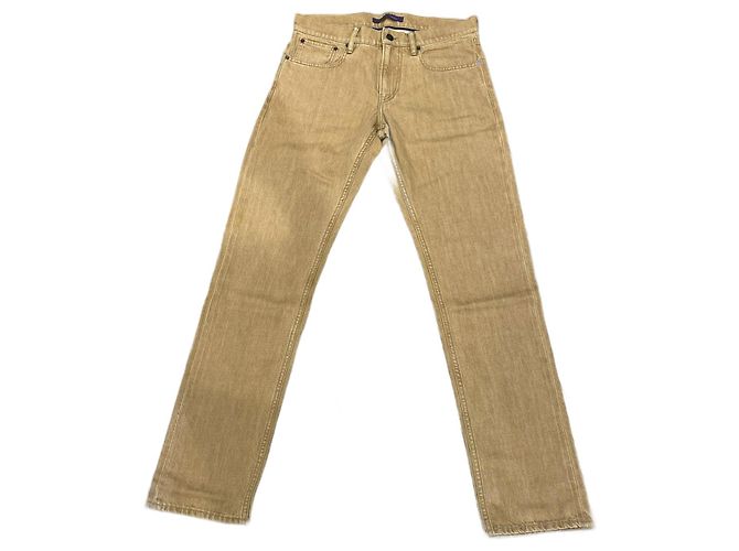 Vaqueros de denim Waxed Ralph Lauren Beige