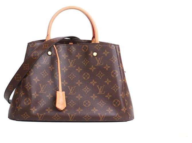 LOUIS VUITTON Bolsas de mão T. Couro Marrom  ref.1522985