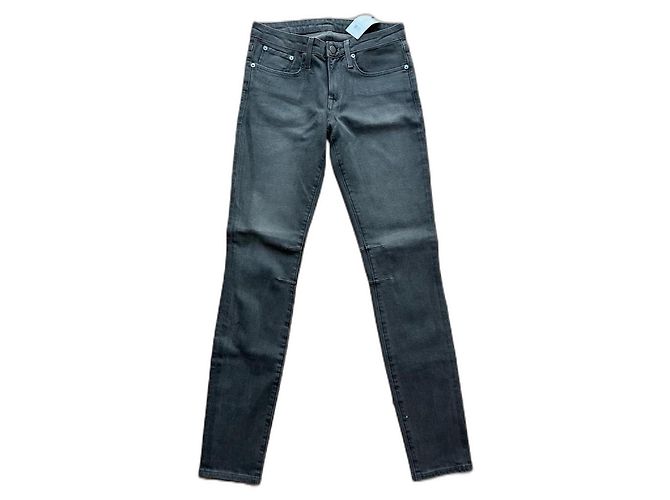 Jeans Helmut Lang grises de algodón 
