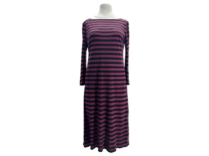 Prada dresses T.IT 44 Silk Dark red