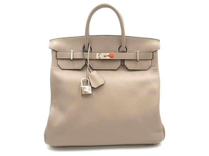 Hermès Hermes Haute Couture 40 Handbag Brown Leather  ref.1523607