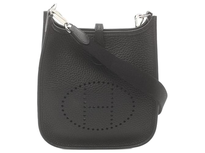 Hermès Hermes Evelyn TPM Amazon Shoulder Bag Black Leather  ref.1523698