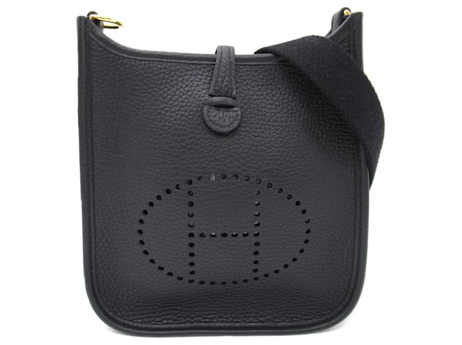 Hermès Hermes Evelyn Amazon TPM Black Shoulder Bag Leather  ref.1523764