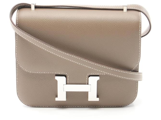 Hermès Hermes Constance 3 18 Miroir Shoulder Bag Brown Leather  ref.1523799