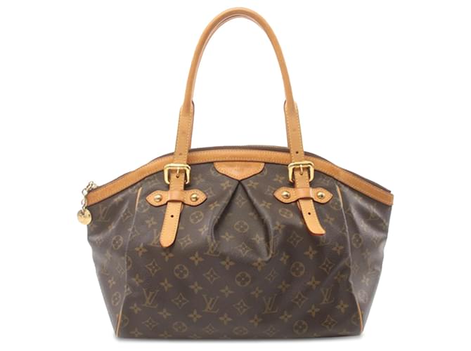 Louis Vuitton Monograma Marrón Tivoli GM Castaño Cuero Lienzo  ref.1523834