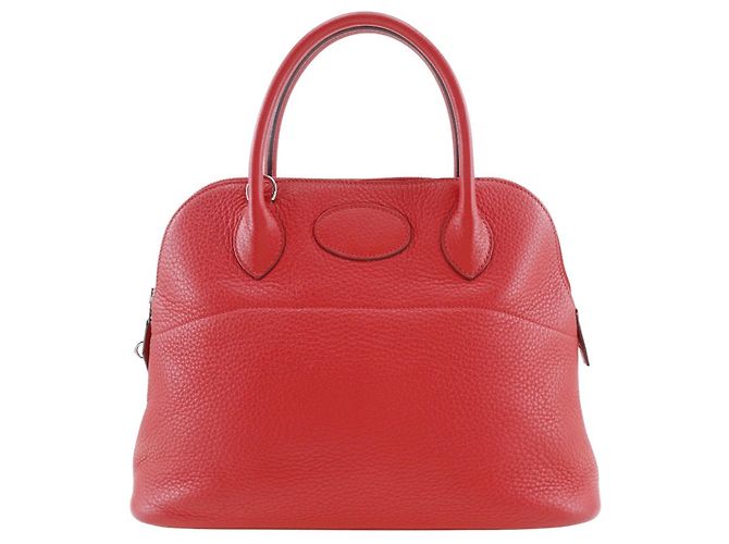 Hermès Hermes Bolide 31 Handtasche Rot