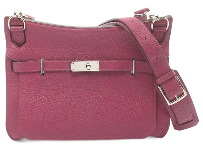 Hermès Hermes Gypsiere 28 Tosca Shoulder Bag Pink Leather  ref.1524147