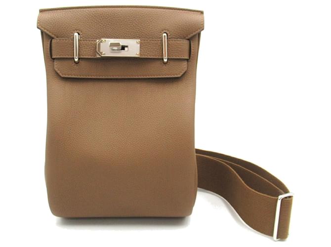 Hermès Hermes Kelly Akkad PM Shoulder Bag Brown Leather  ref.1524186