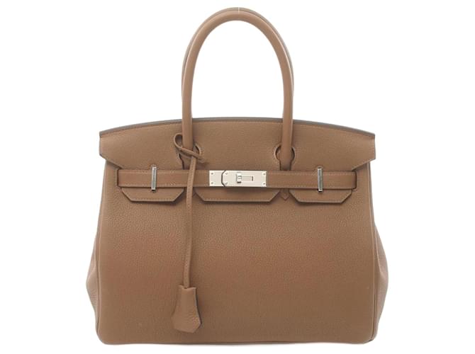 Hermès Hermes Birkin 30 Arzan Handbag Brown Leather  ref.1524213