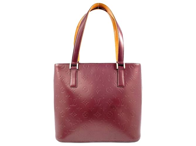 Louis Vuitton Stockton Tote Bag Lila Tuch  ref.1524225