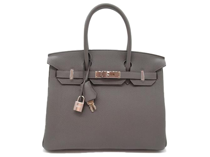 Hermès Hermes Birkin 30 Grimeyer Handbag Brown Leather  ref.1524249