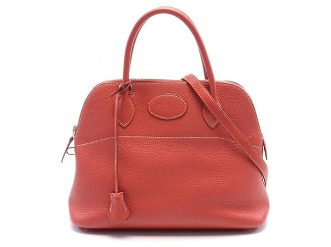 Hermès Hermes Bolide 31 Handbag Brown Leather  ref.1524282