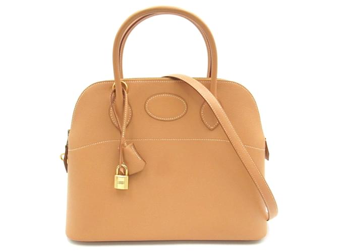 Hermès Hermes Bolide 31 Handbag Beige Leather  ref.1524301