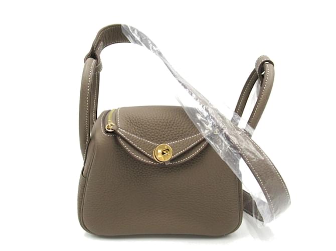 Hermès Hermes Lindy 2-Way Shoulder Bag Brown Leather  ref.1524369