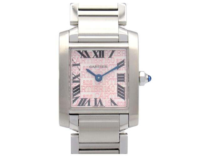 Relógio de pulso Cartier Tank Francaise SM Modelo do 160º Aniversário  ref.1524374