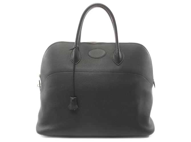 Hermès Bolsa Hermes Bolide 45 Preto Couro  ref.1524391