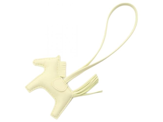 Charm Milton Jaune Rodeo PM de Hermès Crudo Piel de cordero  ref.1524461