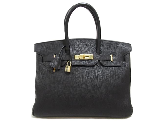 Hermès Hermes Birkin 35 Handbag in Black Togo Leather  ref.1524548