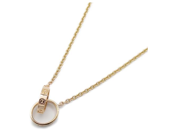 Colar Cartier Baby Love em ouro rosa Dourado  ref.1524571